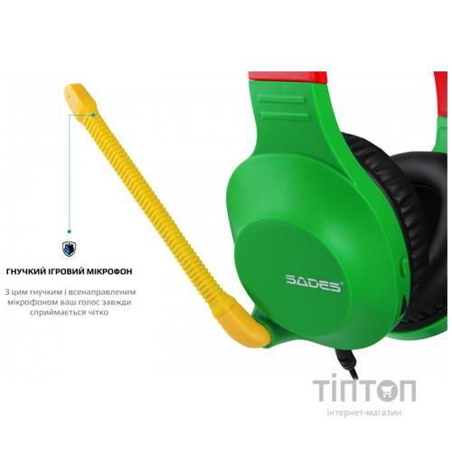 Гарнитура Sades SA-721 Spirits Rasta (sa721rsj)