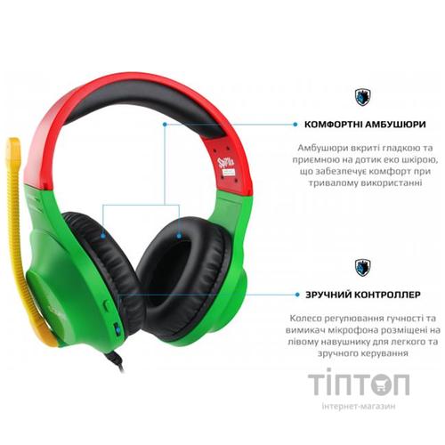 Гарнитура Sades SA-721 Spirits Rasta (sa721rsj)