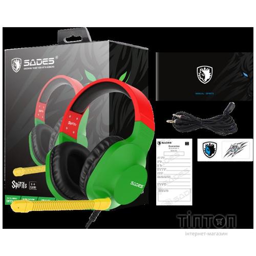 Гарнитура Sades SA-721 Spirits Rasta (sa721rsj)