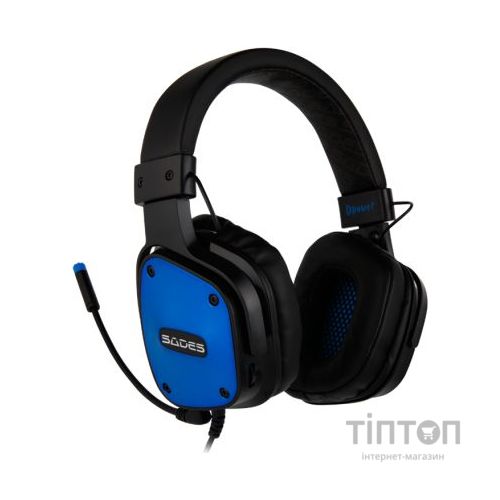 Гарнитура Sades SA-722 Dpower Black/Blue (sa722blj)