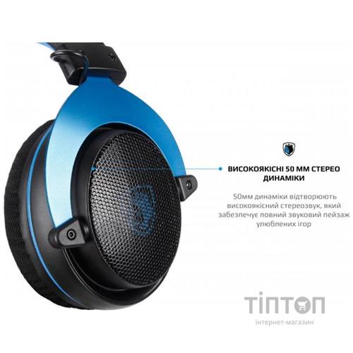 Гарнитура Sades SA-723 Mpower Blue/Black (sa723blj)