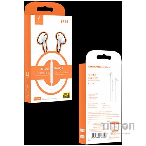 Гарнитура SkyDolphin SR18 White (HF-000461)