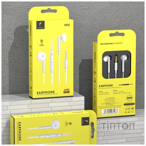 Гарнитура SkyDolphin SR25 Metal Silver (HF-000464)