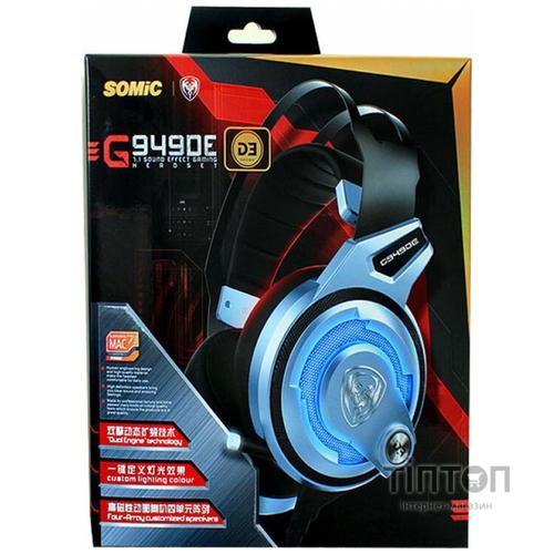 Гарнитура Somic G949DE Black/Silver