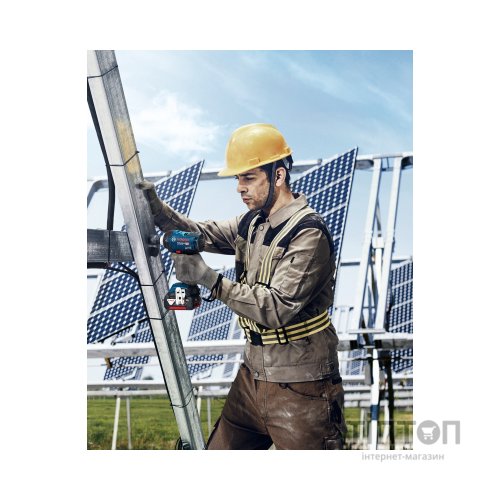 Гайковерт Bosch GDS 18V-400, 2x5Ah, 400 Нм, 0-2500 об/хв, кейс, зажим квадрат, 1.87 кг (0.601.9K0.020)