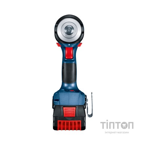 Гайковерт Bosch GDS 18V-400, 2x5Ah, 400 Нм, 0-2500 об/хв, кейс, зажим квадрат, 1.87 кг (0.601.9K0.020)