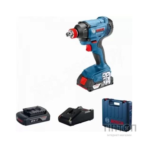 Гайковерт Bosch GDX 180-Li, 2х18 В, M6-M14, кейс (0.601.9G5.223)