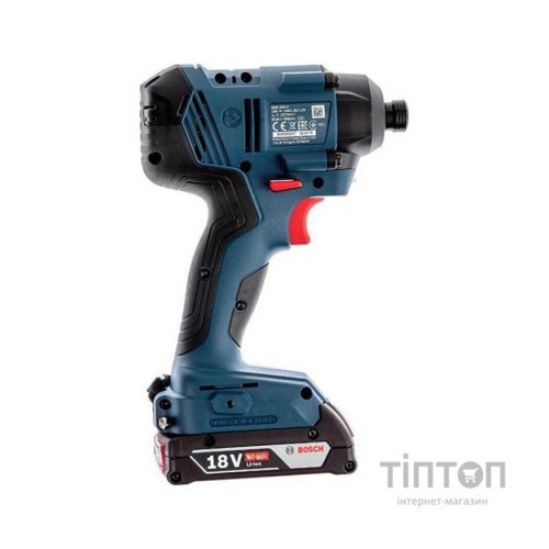 Гайковерт Bosch ударний GDR 180-Li, 2х18 В, 160 Нм, 1/4", 1.1кг, кейс (0.601.9G5.123)