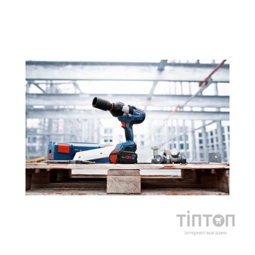 Гайковерт Bosch ударний GDS 18V-1050 H, 18В, 2x5.0 GAL1880 L-Box (0.601.9J8.522)