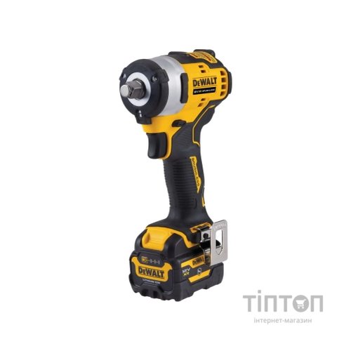 Гайковерт DeWALT 12 В XR Li-lon, 338 Нм, 1 АКБ та ЗП, чохол (DCF901P1G)