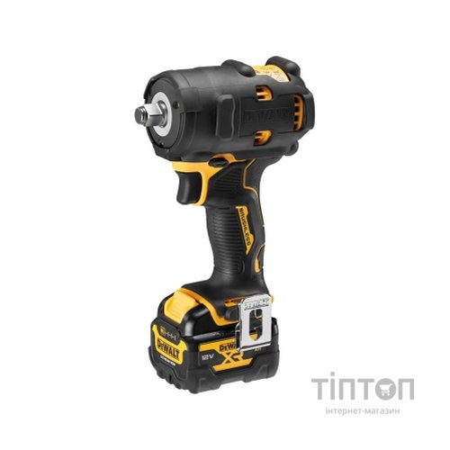 Гайковерт DeWALT 12 В XR Li-lon, 338 Нм, 1 АКБ та ЗП, чохол (DCF901P1G)