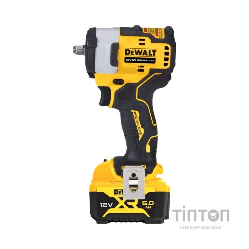Гайковерт DeWALT 12 В XR Li-lon, 338 Нм, 1 АКБ та ЗП, кейс TSTAK (DCF903P1)