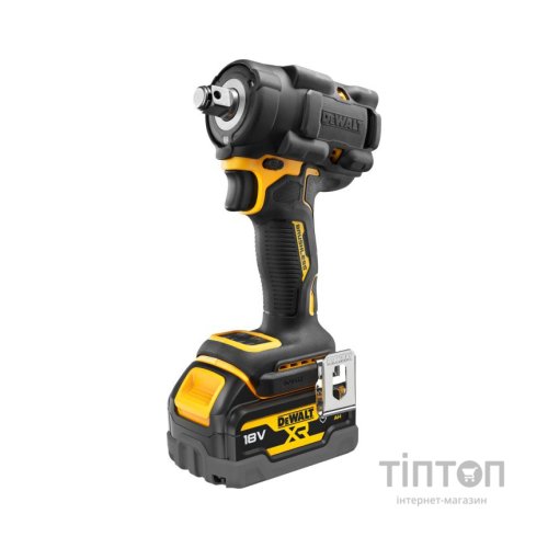 Гайковерт DeWALT 18 В XR Li-lon,406 Нм, 5 Ah, 2 АКБ, ЗП, чохол (DCF921P2G)