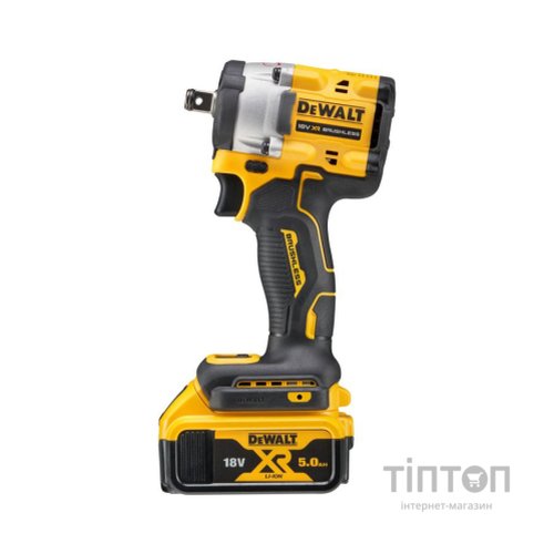 Гайковерт DeWALT 18 В XR Li-lon,406 Нм, 5 Ah, 2 АКБ, ЗП, TSTAK (DCF921P2T)
