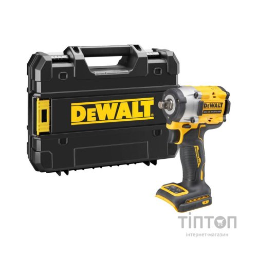 Гайковерт DeWALT 18 В XR Li-lon,406 Нм, TSTAK (без АКБ та ЗП) (DCF921NT)