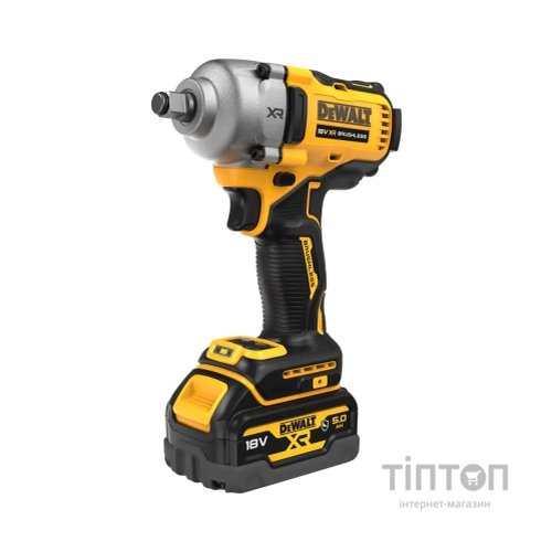 Гайковерт DeWALT 18 В XR Li-lon,812 Нм, 2 АКБ, ЗП, чохол (DCF891P2G)