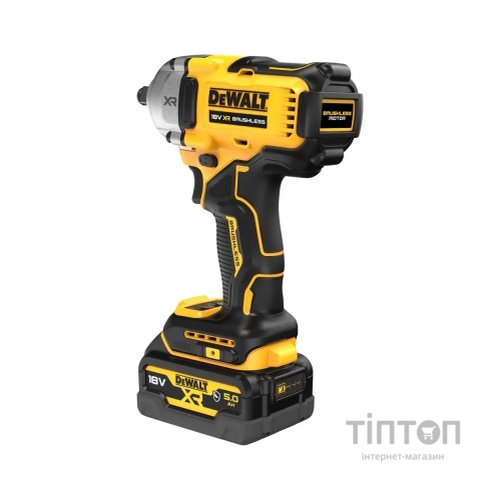 Гайковерт DeWALT 18 В XR Li-lon,812 Нм, 2 АКБ, ЗП, чохол (DCF891P2G)
