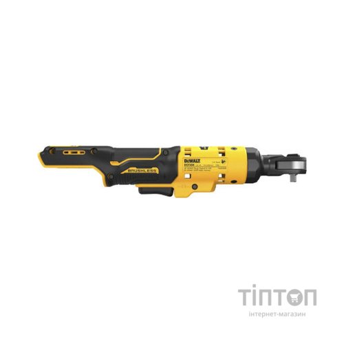 Гайковерт DeWALT кутовий, 12V XR Li-lon, безщітковий, 54 Нм (без АКБ та ЗП) (DCF504N)
