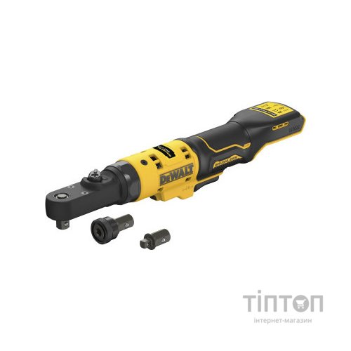 Гайковерт DeWALT кутовий, 12V XR Li-lon, безщітковий, 75 Нм (без АКБ та ЗП) (DCF500N)