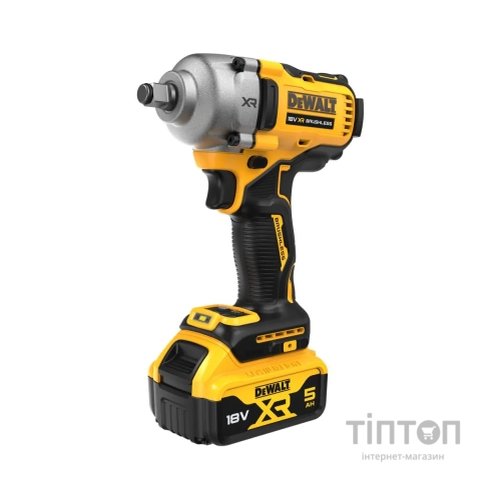 Гайковерт DeWALT ударний 18 В XR Li-lon, 2x5Ah, безщітковий, 812 Нм, TSTAK (DCF891P2T)