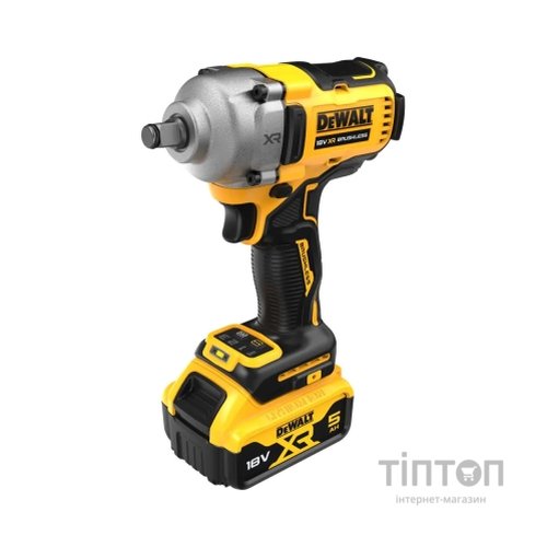 Гайковерт DeWALT ударний 18 В XR Li-lon, 2x5Ah, безщітковий, 812 Нм, TSTAK (DCF891P2T)