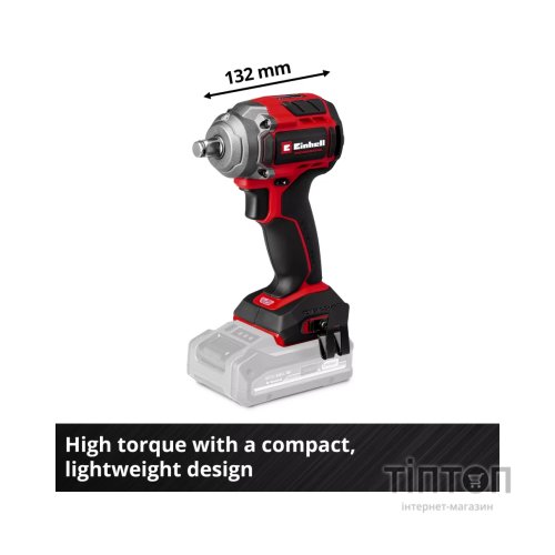 Гайковерт Einhell Professional ударний TP-CW 18/350-C Li BL - Solo 18V, 350Нм 0-2400об/хв (4510055)