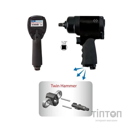 Гайковерт KING TONY пневмо 1/2" 880 Нм (33433-065)