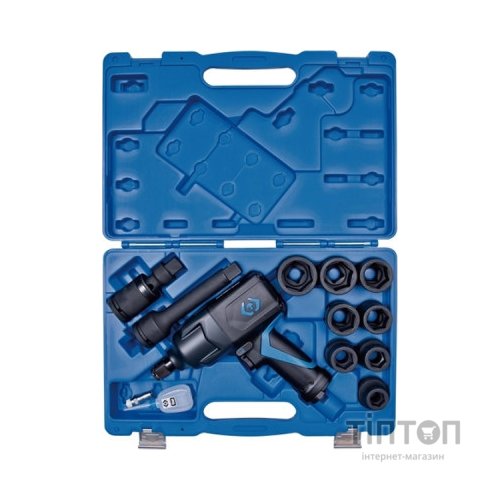 Гайковерт KING TONY пневмо 3/4" з набором головок (64801AMP)