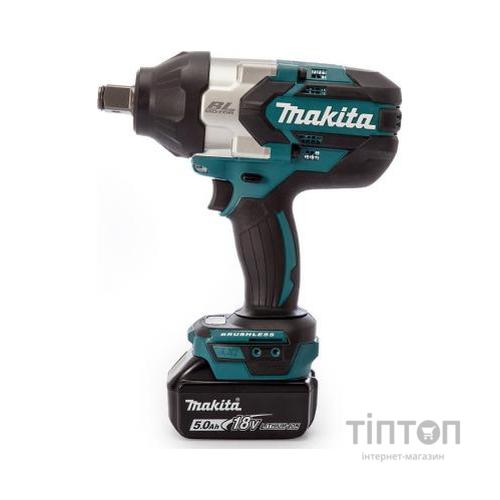 Гайковерт Makita LXT, 5Аг х 2шт, Makpac, 1050Нм, 3/4" (DTW1001RTJ)