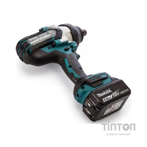 Гайковерт Makita LXT, 5Аг х 2шт, Makpac, 1050Нм, 3/4" (DTW1001RTJ)