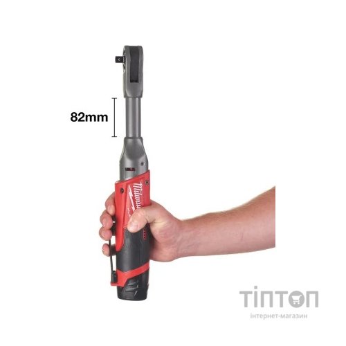 Гайковерт Milwaukee кутовий подовжений 3/8" M12 FIR38LR-0, 75Нм (без АКБ та ЗП) (4933471500)