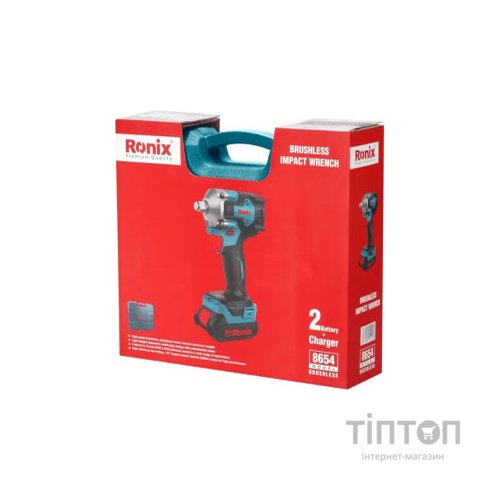 Гайковерт Ronix 20В, 350Нм, комплект (8654)