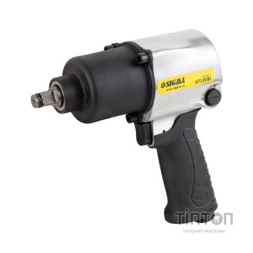 Гайковерт Sigma 1/2" з набором насадок, кейс (6712031)