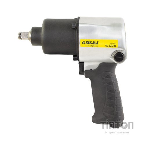 Гайковерт Sigma 1/2" з набором насадок, кейс (6712031)