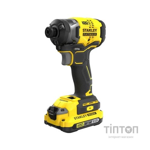 Гайковерт Stanley FatMax, 18V, 2x2Ah, 190Нм, 2900об/хв, 3800уд/хв (SFMCF820D2K)