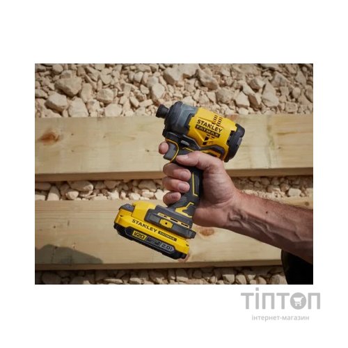 Гайковерт Stanley FatMax, 18V, 2x2Ah, 190Нм, 2900об/хв, 3800уд/хв (SFMCF820D2K)