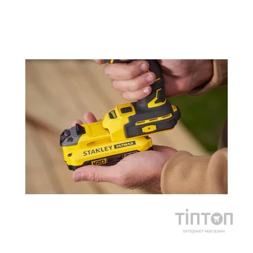 Гайковерт Stanley FatMax, 18V, 2x2Ah, 190Нм, 2900об/хв, 3800уд/хв (SFMCF820D2K)