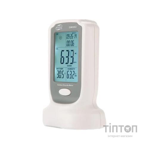 Газоаналізатор Benetech вуглекислого газу + термогігрометр (GM8802)