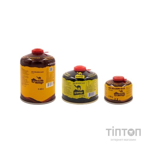 Газовий балон Tramp 230 г різьбове з'єднання (UTRG-003)