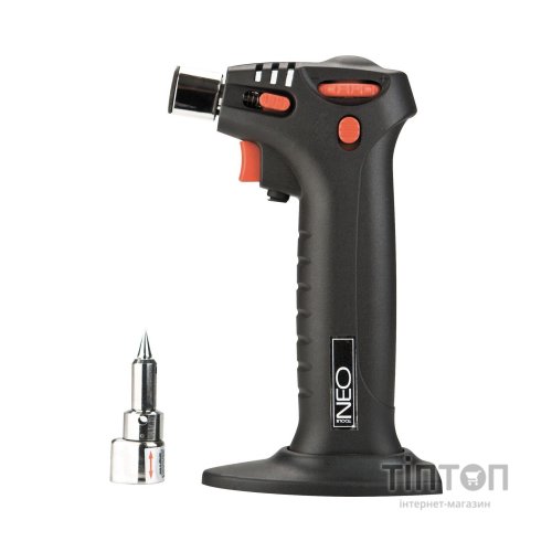Газовий паяльник Neo Tools п'єзозапалювання, 20 мл (19-901)