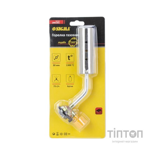 Газовий паяльник Sigma турбо 360 30мм (2901561)