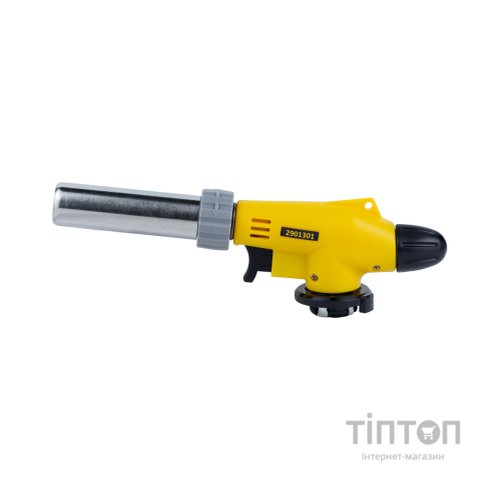 Газовий паяльник Sigma турбо 360 з регулюванням подачі повітря та п'єзо 18мм 203мм (2901301)