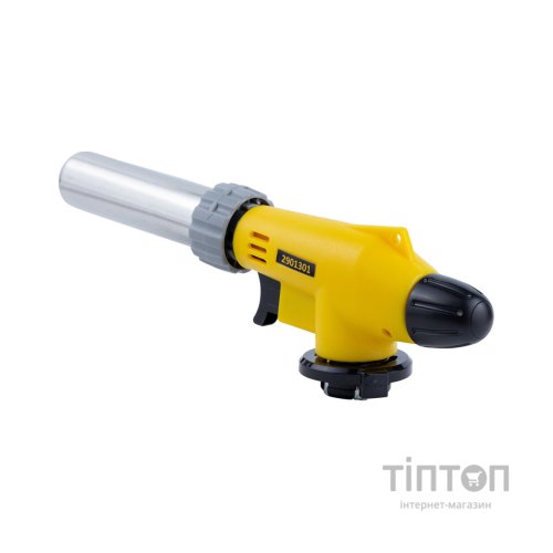 Газовий паяльник Sigma турбо 360 з регулюванням подачі повітря та п'єзо 18мм 203мм (2901301)