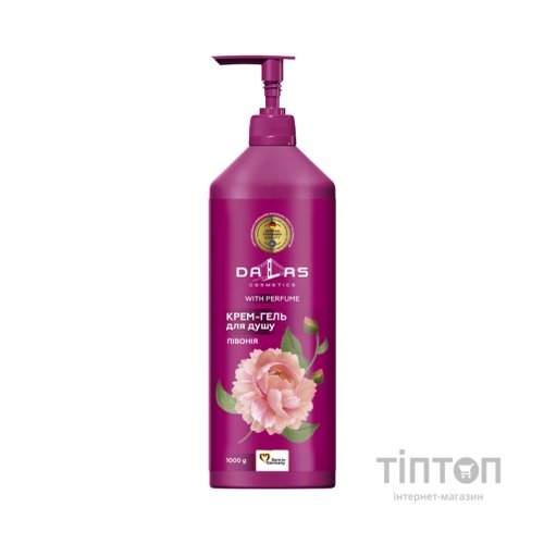 Гель для душу Dalas Cosmetics Півонія 1000 г (4823128000266)