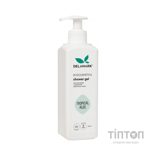 Гель для душу DeLaMark з ароматом тропічного алое 400 мл (4820152331915)