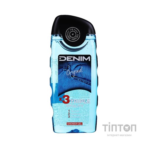 Гель для душу Denim Original потрійна життєва сила 250 мл (8008970004266)