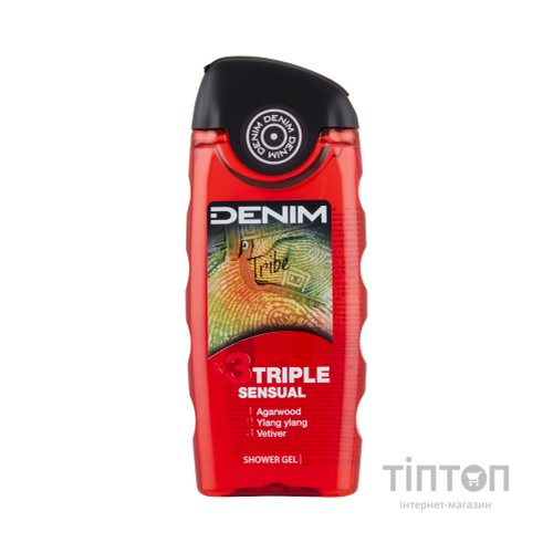 Гель для душу Denim Tribe потрійна чуттєвість 250 мл (8008970044408)