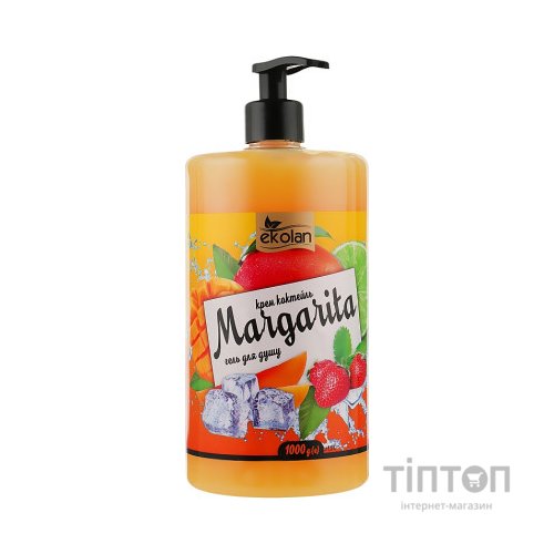 Гель для душу Ekolan Margarita Крем-коктейль 1000 г (4820217131696)