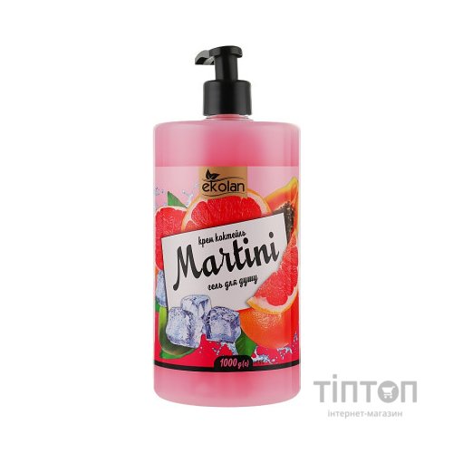 Гель для душу Ekolan Martini Крем-коктейль 1000 г (4820217131702)