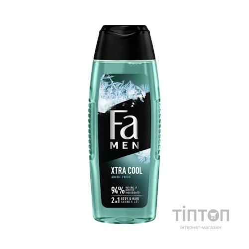 Гель для душу Fa Men Extreme Cool Shower Gel З ментолом і мінералами 250 мл (3178040675278)
